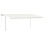 Automatische Markise mit LED und Windsensor, creme, 5x3 m. von , Markisen - Ref: Foro24-3069992, Preis: 753,25 €, Rabatt: %