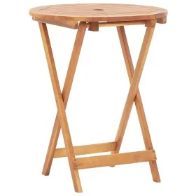 Folding garden table made of solid acacia wood 60x75 cm by vidaXL, Garden tables - Ref: Foro24-46346, Price: 53,53 €, Discoun...