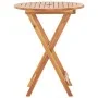 Folding garden table made of solid acacia wood 60x75 cm by vidaXL, Garden tables - Ref: Foro24-46346, Price: 54,46 €, Discoun...