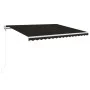 Toldo automático LED sensor de viento gris antracita 400x350 cm by , Awnings - Ref: Foro24-3068994, Price: 595,97 €, Discount: %