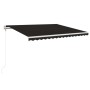 Toldo automático LED sensor de viento gris antracita 400x350 cm by , Awnings - Ref: Foro24-3068994, Price: 608,48 €, Discount: %