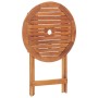 Folding garden table made of solid acacia wood 60x75 cm by vidaXL, Garden tables - Ref: Foro24-46346, Price: 52,18 €, Discoun...
