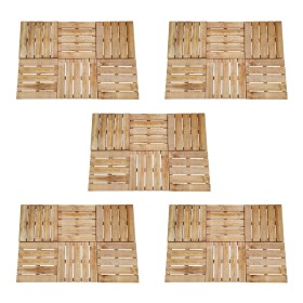 30 braune Holzfliesen für die Veranda, jeweils 50x50 cm. von , Böden und Teppiche - Ref: Foro24-276437, Preis: 385,75 €, Raba...