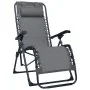 Folding chairs 2 units gray textilene by , Loungers - Ref: Foro24-312462, Price: 197,63 €, Discount: %