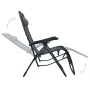 Folding chairs 2 units gray textilene by , Loungers - Ref: Foro24-312462, Price: 197,63 €, Discount: %