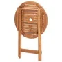Folding garden table made of solid acacia wood 60x75 cm by vidaXL, Garden tables - Ref: Foro24-46346, Price: 54,46 €, Discoun...