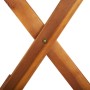 Folding garden table made of solid acacia wood 60x75 cm by vidaXL, Garden tables - Ref: Foro24-46346, Price: 52,18 €, Discoun...