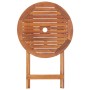 Folding garden table made of solid acacia wood 60x75 cm by vidaXL, Garden tables - Ref: Foro24-46346, Price: 52,18 €, Discoun...