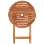 Folding garden table made of solid acacia wood 60x75 cm by vidaXL, Garden tables - Ref: Foro24-46346, Price: 54,46 €, Discoun...