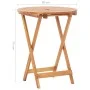 Folding garden table made of solid acacia wood 60x75 cm by vidaXL, Garden tables - Ref: Foro24-46346, Price: 54,46 €, Discoun...