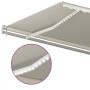 Toldo automático con LED y sensor de viento crema 500x300 cm by , Awnings - Ref: Foro24-3068952, Price: 723,65 €, Discount: %