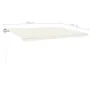 Toldo automático con LED y sensor de viento crema 500x300 cm by , Awnings - Ref: Foro24-3068952, Price: 676,90 €, Discount: %