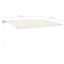 Toldo automático con LED y sensor de viento crema 500x300 cm by , Awnings - Ref: Foro24-3068952, Price: 723,65 €, Discount: %