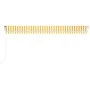 Automatic awning with wind sensor LED yellow white 600x300cm by , Awnings - Ref: Foro24-3068973, Price: 760,94 €, Discount: %