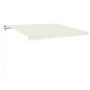 Automatische Markise mit LED und Windsensor, creme, 400x350 cm. von , Markisen - Ref: Foro24-3068992, Preis: 593,76 €, Rabatt: %