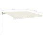 Automatische Markise mit LED und Windsensor, creme, 400x350 cm. von , Markisen - Ref: Foro24-3068992, Preis: 593,76 €, Rabatt: %