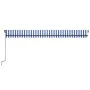 Manual retractable awning with blue and white LED light 600x300 cm by , Awnings - Ref: Foro24-3069161, Price: 563,74 €, Disco...