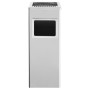 Papelera con cenicero de acero inoxidable 36 L by vidaXL, Garbage cans and trash cans - Ref: Foro24-51090, Price: 106,79 €, D...