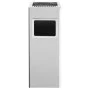 Papelera con cenicero de acero inoxidable 36 L by vidaXL, Garbage cans and trash cans - Ref: Foro24-51090, Price: 107,24 €, D...