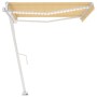 Automatic awning with wind sensor LED yellow white 400x350cm by , Awnings - Ref: Foro24-3069633, Price: 732,00 €, Discount: %
