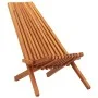 Klappbare Gartenliegen 2 Einheiten aus massivem Akazienholz von vidaXL, Gartenstühle - Ref: Foro24-45975, Preis: 218,48 €, Ra...