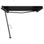 Manuell ausfahrbares, anthrazitgraues Standmarkisentuch, 450x350 cm. von , Markisen - Ref: Foro24-3069839, Preis: 499,66 €, R...