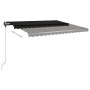 Manuell ausfahrbares, anthrazitgraues Standmarkisentuch, 450x350 cm. von , Markisen - Ref: Foro24-3069839, Preis: 547,14 €, R...