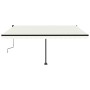 Cremefarbene manuell ausziehbare Fußmarkise 450 x 300 cm von , Markisen - Ref: Foro24-3069757, Preis: 502,34 €, Rabatt: %