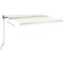 Cremefarbene manuell ausziehbare Fußmarkise 450 x 300 cm von , Markisen - Ref: Foro24-3069757, Preis: 502,34 €, Rabatt: %