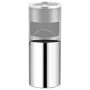 Gray steel trash can with ashtray 30 L by vidaXL, Garbage cans and trash cans - Ref: Foro24-51089, Price: 72,16 €, Discount: %