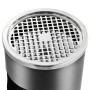Gray steel trash can with ashtray 30 L by vidaXL, Garbage cans and trash cans - Ref: Foro24-51089, Price: 90,01 €, Discount: %