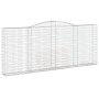 Gabionenkörbe 4 Stück Bogenform Eisen 400x30x160/180 cm von , Töpfe und Pflanzgefäße - Ref: Foro24-3146907, Preis: 784,06 €, ...