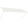 Toldo retráctil 300x150 cm crema