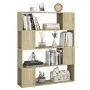 Estantería/divisor de espacios roble Sonoma 100x24x124 cm de , Librerías y estanterías - Ref: Foro24-809191, Precio: 54,89 €,...