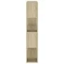 Estantería/divisor de espacios roble Sonoma 100x24x124 cm de , Librerías y estanterías - Ref: Foro24-809191, Precio: 54,89 €,...