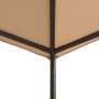 Gazebo tent with 4x4 m beige steel awning by , Tents and gazebos - Ref: Foro24-43171, Price: 162,22 €, Discount: %