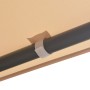 Gazebo tent with 4x4 m beige steel awning by , Tents and gazebos - Ref: Foro24-43171, Price: 162,22 €, Discount: %
