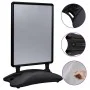 A1 water-based black aluminum alloy poster stand by , Counters - Ref: Foro24-51205, Price: 193,66 €, Discount: %