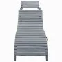 Solid gray acacia wood sun lounger by vidaXL, Loungers - Ref: Foro24-45959, Price: 115,97 €, Discount: %