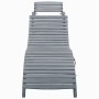 Tumbona de madera maciza de acacia gris de vidaXL, Tumbonas - Ref: Foro24-45959, Precio: 117,73 €, Descuento: %