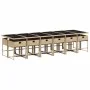 Set comedor de jardín con cojines 13 pzas ratán sintético beige de , Conjuntos de jardín - Ref: Foro24-3211308, Precio: 944,6...