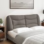 Gepolstertes Kopfteil aus taupegrauem Stoff, 120 cm von , Kopf- und Fußteile - Ref: Foro24-374565, Preis: 59,56 €, Rabatt: %