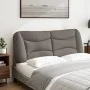 Padded headboard in taupe gray fabric 120 cm by , Headboards and footboards - Ref: Foro24-374565, Price: 58,89 €, Discount: %