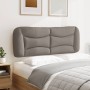 Gepolstertes Kopfteil aus taupegrauem Stoff, 120 cm von , Kopf- und Fußteile - Ref: Foro24-374565, Preis: 59,56 €, Rabatt: %