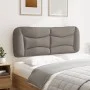Padded headboard in taupe gray fabric 120 cm by , Headboards and footboards - Ref: Foro24-374565, Price: 58,89 €, Discount: %