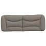 Padded headboard in taupe gray fabric 120 cm by , Headboards and footboards - Ref: Foro24-374565, Price: 58,89 €, Discount: %
