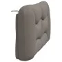 Padded headboard in taupe gray fabric 120 cm by , Headboards and footboards - Ref: Foro24-374565, Price: 58,89 €, Discount: %