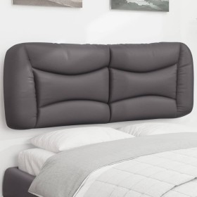 Gepolstertes Bettkopfteil aus grauem Kunstleder, 120 cm von , Kopf- und Fußteile - Ref: Foro24-374571, Preis: 56,05 €, Rabatt: %