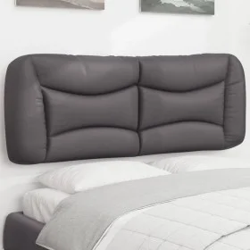 Gepolstertes Bettkopfteil aus grauem Kunstleder, 120 cm von , Kopf- und Fußteile - Ref: Foro24-374571, Preis: 55,44 €, Rabatt: %
