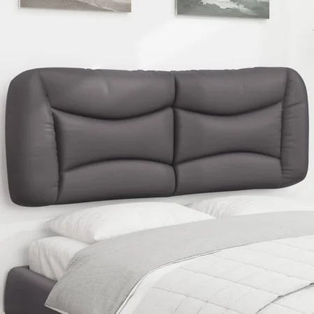 Gepolstertes Bettkopfteil aus grauem Kunstleder, 120 cm von , Kopf- und Fußteile - Ref: Foro24-374571, Preis: 55,43 €, Rabatt: %
